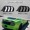 2015-2023 Ford Mustang Sequential LED Turn Signal Tail Lights (Black Housing / Smoke Lens)