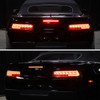 2014-2015 Chevrolet Camaro Full Red LED Sequential Tail Light (Jet Black Housing/Clear Lens)