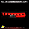 2014-2015 Chevrolet Camaro Full LED Sequential Tail Light (Glossy Black Housing / Smoked Lens)