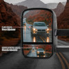 1988-1998 Chevrolet C/K 1500 / Tahoe / GMC Yukon / Suburban Black Power Adjustable Manual Extendable Towing Mirrors