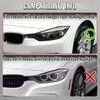 2012-2015 BMW F30 3 Series Sedan Projector Headlights w/ Switchback Sequential LED Turn Signal (Black Housing / Smoked Lens)