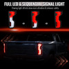 2019-2026 Chevrolet Silverado 1500 / 2020-2023 Silverado 2500HD/3500HD Full LED Switchback Sequential Tail Lights  (Black Housing / Clear Lens)