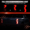 2019-2026 Chevrolet Silverado 1500 / 2020-2023 Silverado 2500HD/3500HD Full LED Switchback Sequential Tail Lights (Black Housing / Smoked Lens)