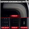 2015-2022 Chevrolet Colorado GMC Canyon Full LED Sequential Tail Lights (Glossy Black Housing / Smoked Lens)
