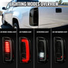 2015-2022 Chevrolet Colorado GMC Canyon Full LED Sequential Tail Lights (Glossy Black Housing / Smoked Lens)