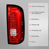 2015-2022 Chevrolet Colorado GMC Canyon Full LED Sequential Tail Lights (Chrome Housing / Red Clear Lens)