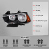 2011-2014 Dodge Charger Factory Style Halogen Headlights (Matte Black Housing / Clear Lens)