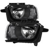 2010-2013 Chevrolet Camaro Factory Style Halogen Headlights (Matte Black Housing / Clear Lens)