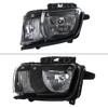 2010-2013 Chevrolet Camaro Factory Style Halogen Headlights (Matte Black Housing / Clear Lens)