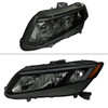 2012-2013 Honda Civic Coupe / 2012-2015 Civic Sedan LED Bar Factory Style Replacement Headlights (Matte Black Housing / Smoked Lens)