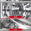 2008-2012 Jeep Liberty Factory Style Replacement Headlights w/ Fog Lights (Chrome Housing / Clear Lens)