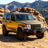 2008-2012 Jeep Liberty Factory Style Replacement Headlights w/ Fog Lights (Chrome Housing / Clear Lens)