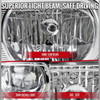 2008-2014 Dodge Challenger Factory Style Replacement Headlights (Chrome Housing / Clear Lens)