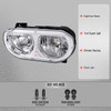 2008-2014 Dodge Challenger Factory Style Replacement Headlights (Chrome Housing / Clear Lens)