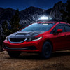 2012-2013 Honda Civic Coupe / 2012-2015 Civic Sedan Switchback LED Bar Projector Headlights (Matte Black Housing / Smoked Lens)