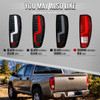 2004-2012 Chevrolet Colorado / GMC Canyon LED Tail Lights with White LED Bar (Chrome Housing / Red Clear Lens)