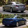 2011-2013 BMW 5 Series F10 Sedan Full LED Tail Lights with Sequential Turn Signal (Jet Black Housing / Clear Lens)