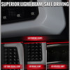 2000-2006 Chevrolet Suburban / Tahoe GMC Yukon / Yukon XL LED C Bar Tail Lights (Black Housing / Smoked Lens)
