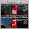 2019-2024 Dodge RAM 1500 LED Tail Lights for Models without Blind Spot Monitoring (Chrome Housing / Red Clear Lens)