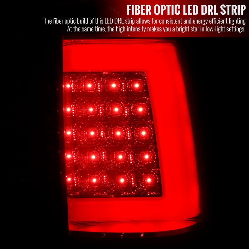 19992002 Chevrolet Silverado/ 19992006 GMC Sierra LED Tail Lights G2 (Chrome Housing/Red