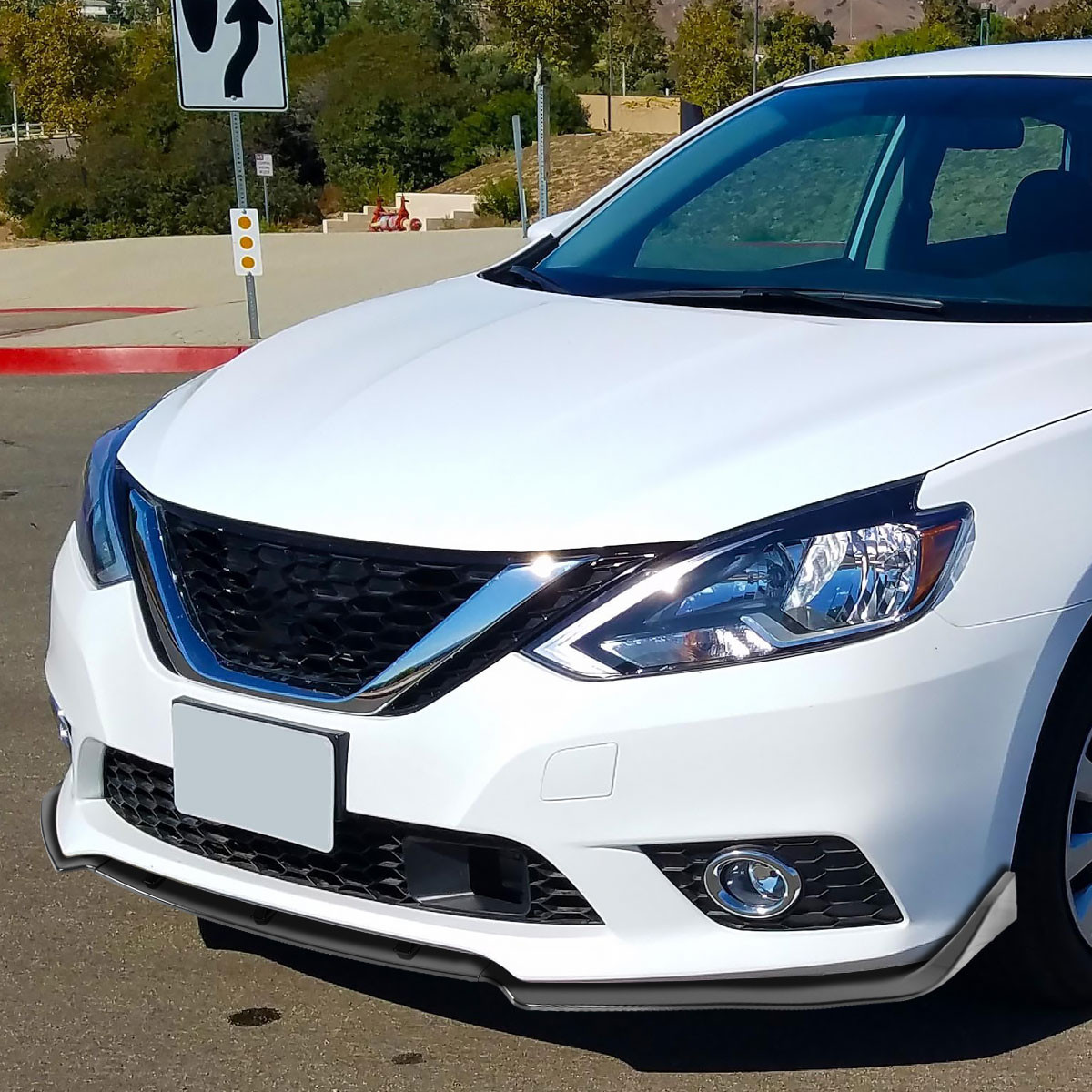 Front Bumper Lower Grille For 2016-2019 Nissan Sentra (Fits Models WITHOUT Intelligent Cruise Control) 6 thumbnail image