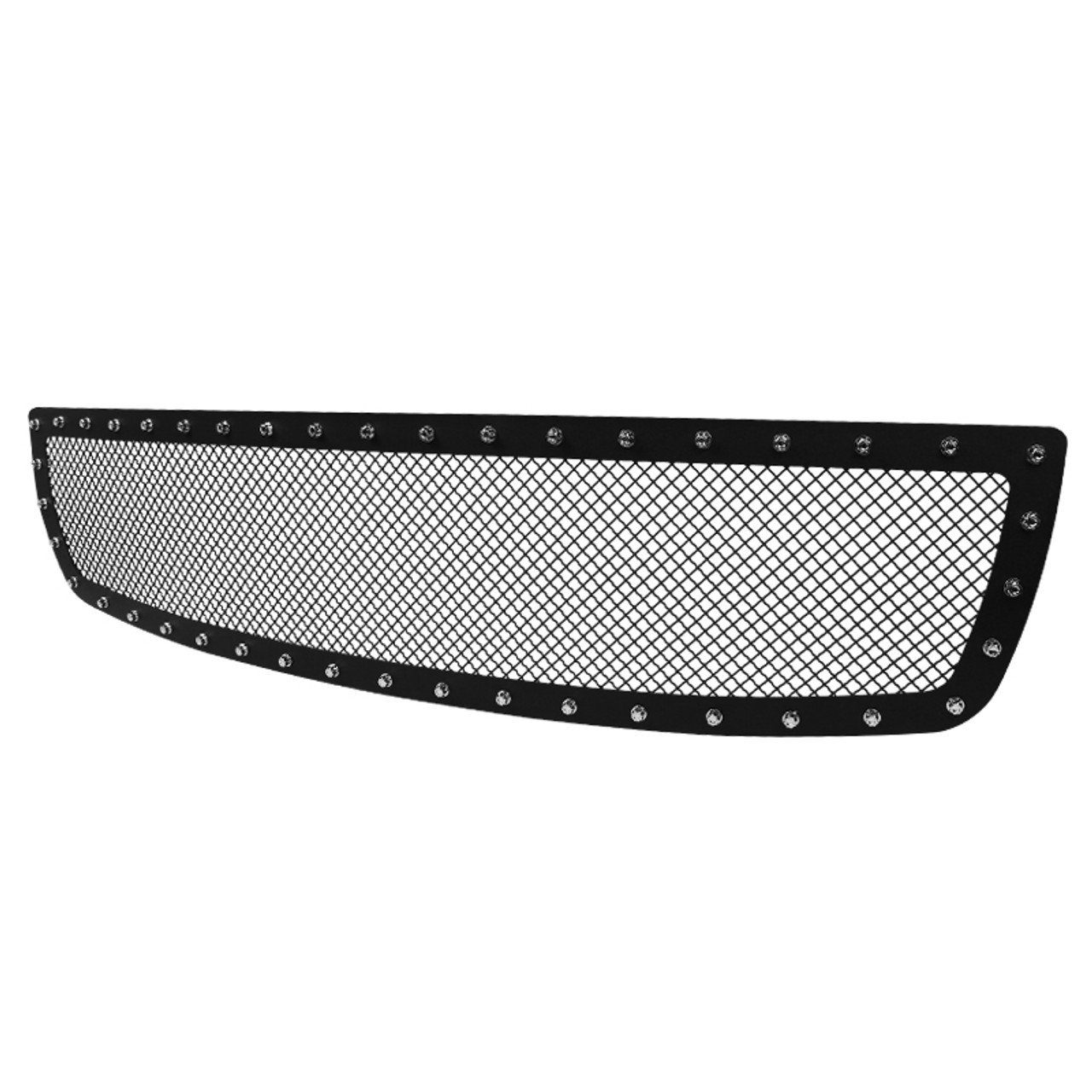 2003-2006 GMC Sierra 1500 Rivet Style Black Stainless Steel Mesh