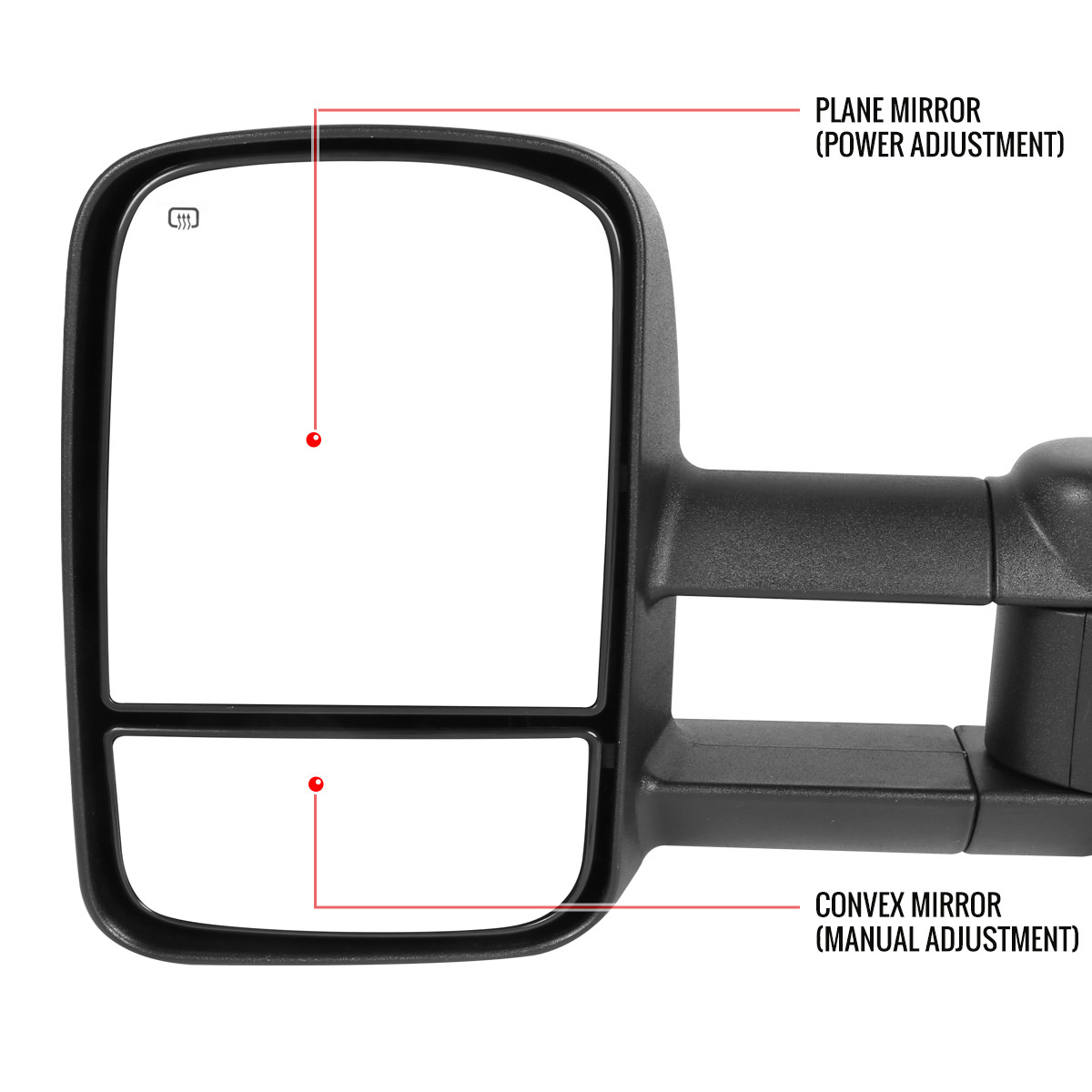 Mirrors Passenger Right Side Heated for Chevy Hand GMC Terrain Equinox Mirrors Passenger Right Side Heated for Chevy Hand GMC Terrain Equinox