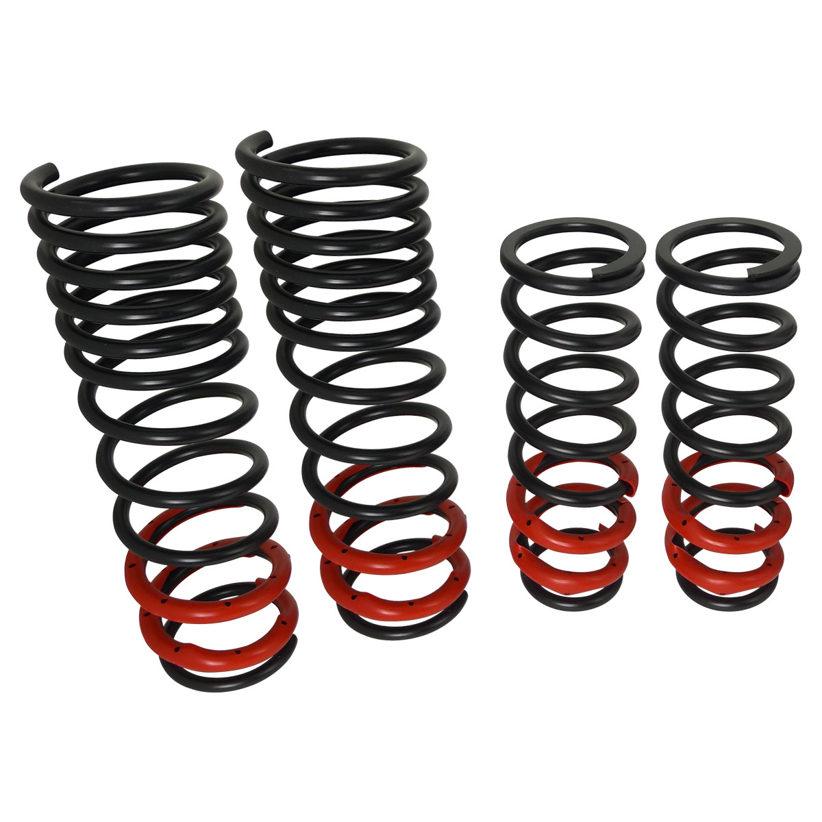 1990-1997 Honda Accord SAE9254V Steel Front u0026 Rear Lowering Coil 