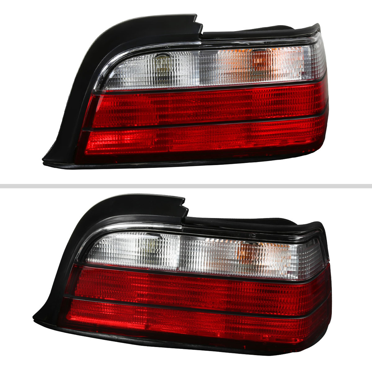 1992-1998 BMW E36 3 Series Coupe/Convertible Tail Lights (Chrome