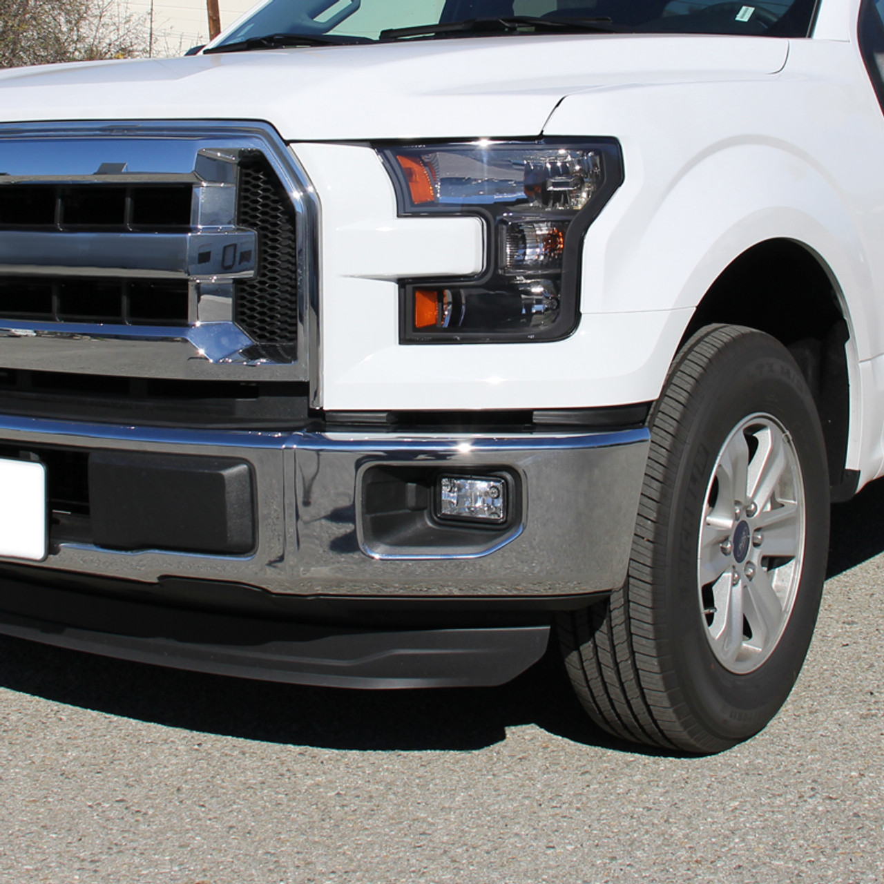 2015-2017 Ford F-150 H10 Fog Lights (Chrome Housing/Clear Lens