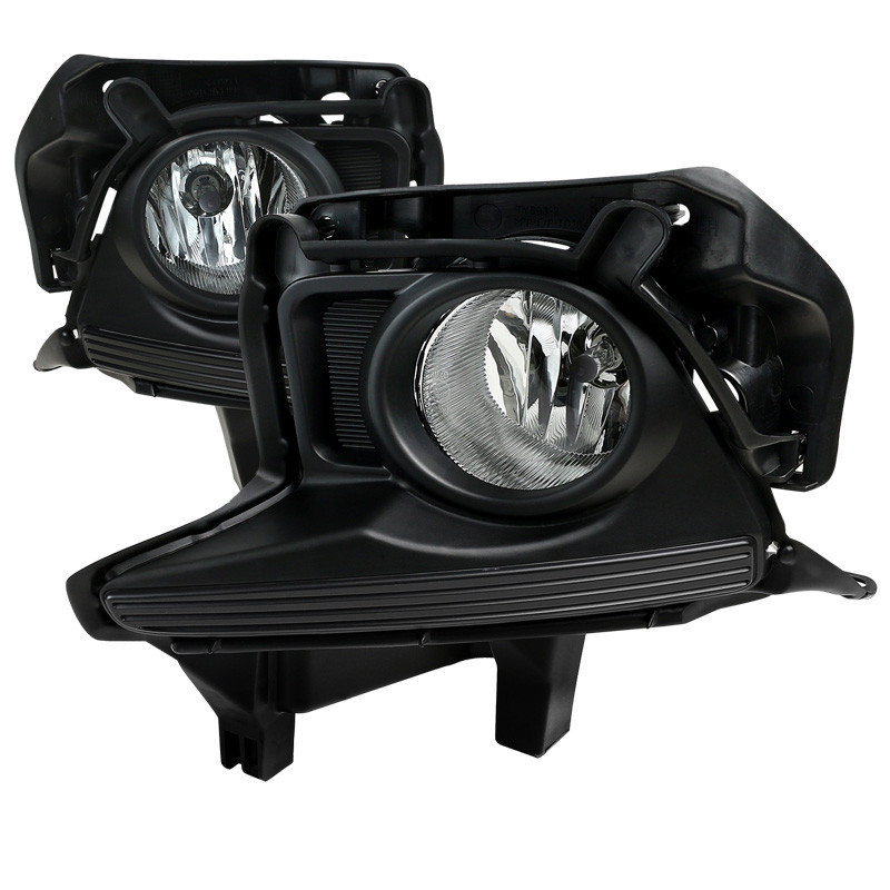thumbnail image 2 of FL7016 LED Fog Light Bumper Lamp Kit For 2013-2016 Toyota Highlander – Clear Lens, Black Housing, DOT Certified 2 of 6