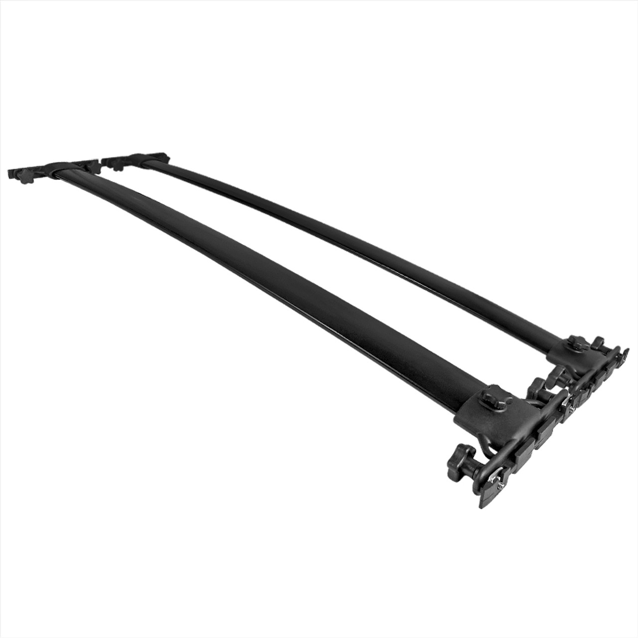 2008-2013 Toyota Highlander Black Powder Coated Aluminum Roof Rack Cross  Bars - Spec-D Tuning