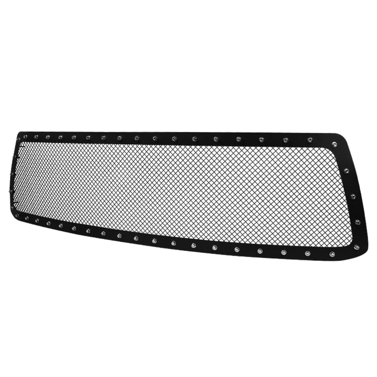 2010-2013 Toyota Tundra Rivet Style Black Stainless Steel Mesh