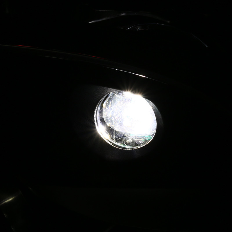 2016-2018 Mazda 6 Sedan 6500K LED Projector Fog Lights Kit (Chrome