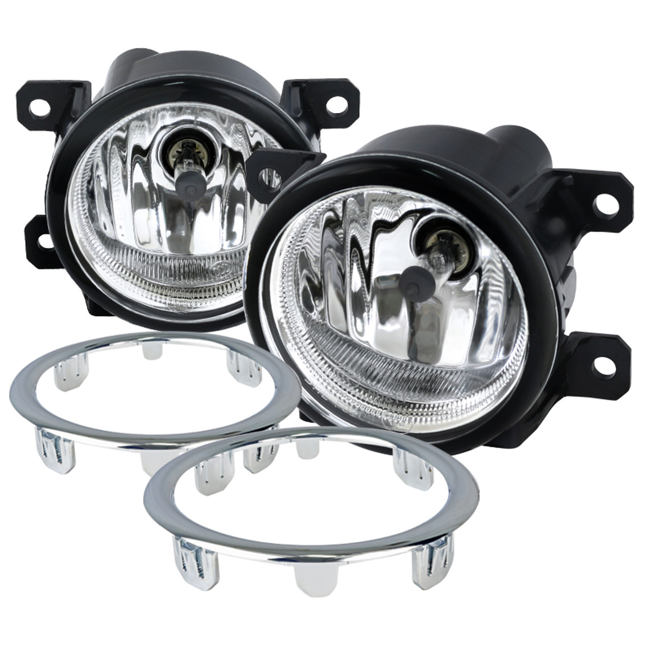 2012-2015 Honda Pilot 2500K H8 Fog Lights Kit (Chrome Housing