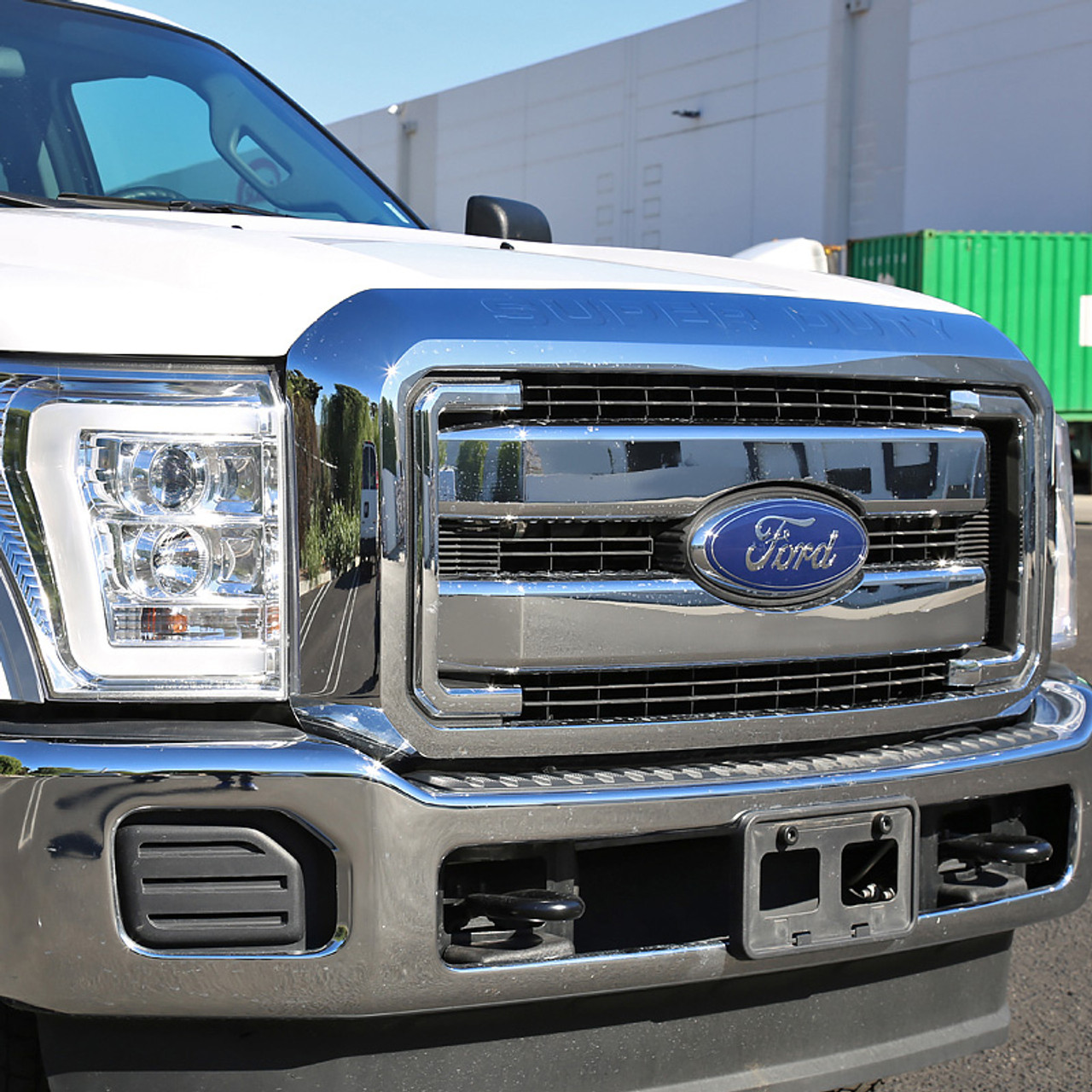 2011-2016 Ford F-250/F-350/F-450/F-550 SuperDuty Chrome ABS Grille