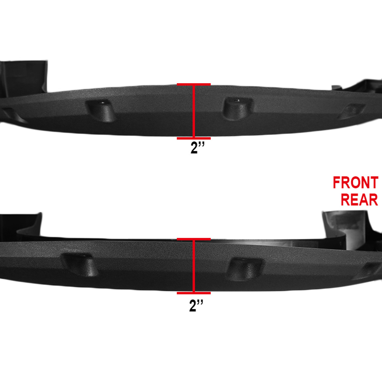 HX Fender Flares for 2004-2008 Ford F150 Factory OE Style Styleside Pickup Black Fender Flares 