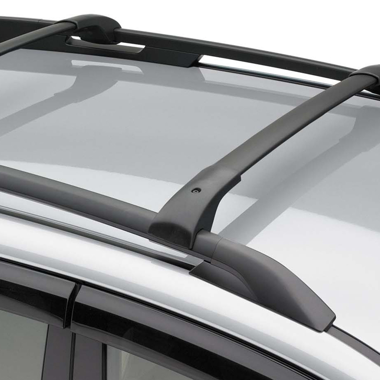 2014-2018 Subaru Forester Black Powder Coated Aluminum Roof Rack Cross Bars  - Spec-D Tuning