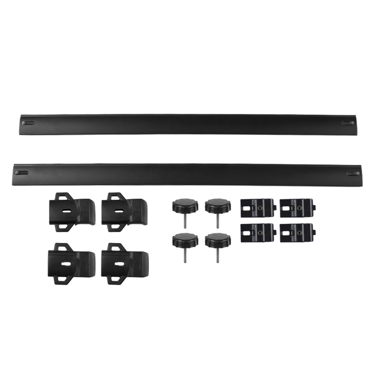 2007-2017 Jeep Patriot Black Aluminum Roof Rack Cross Bars - Spec-D Tuning