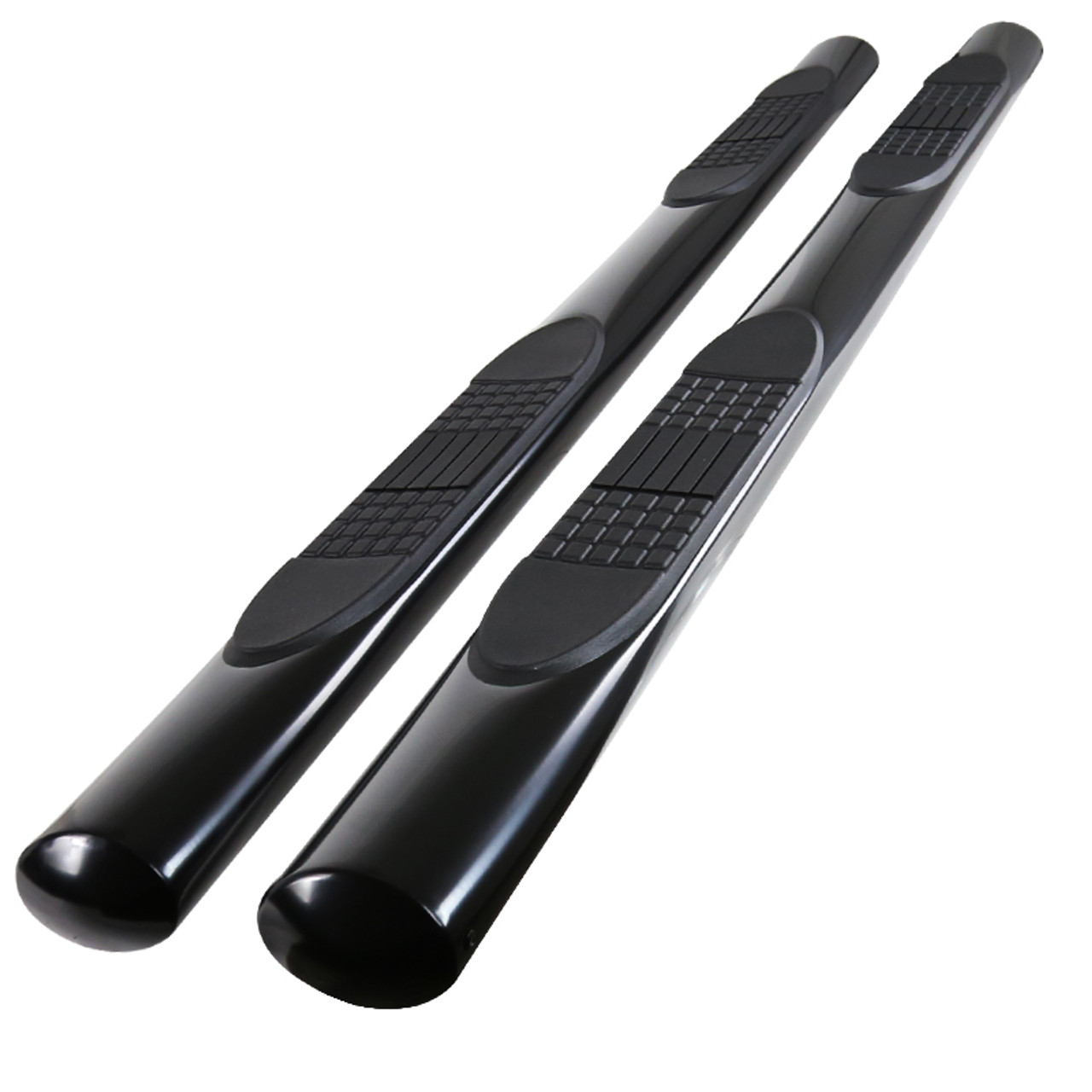 2007-2021 Toyota Tundra Double Cab (Crew) 4 Black Stainless Steel Side  Step Nerf Bars - Spec-D Tuning