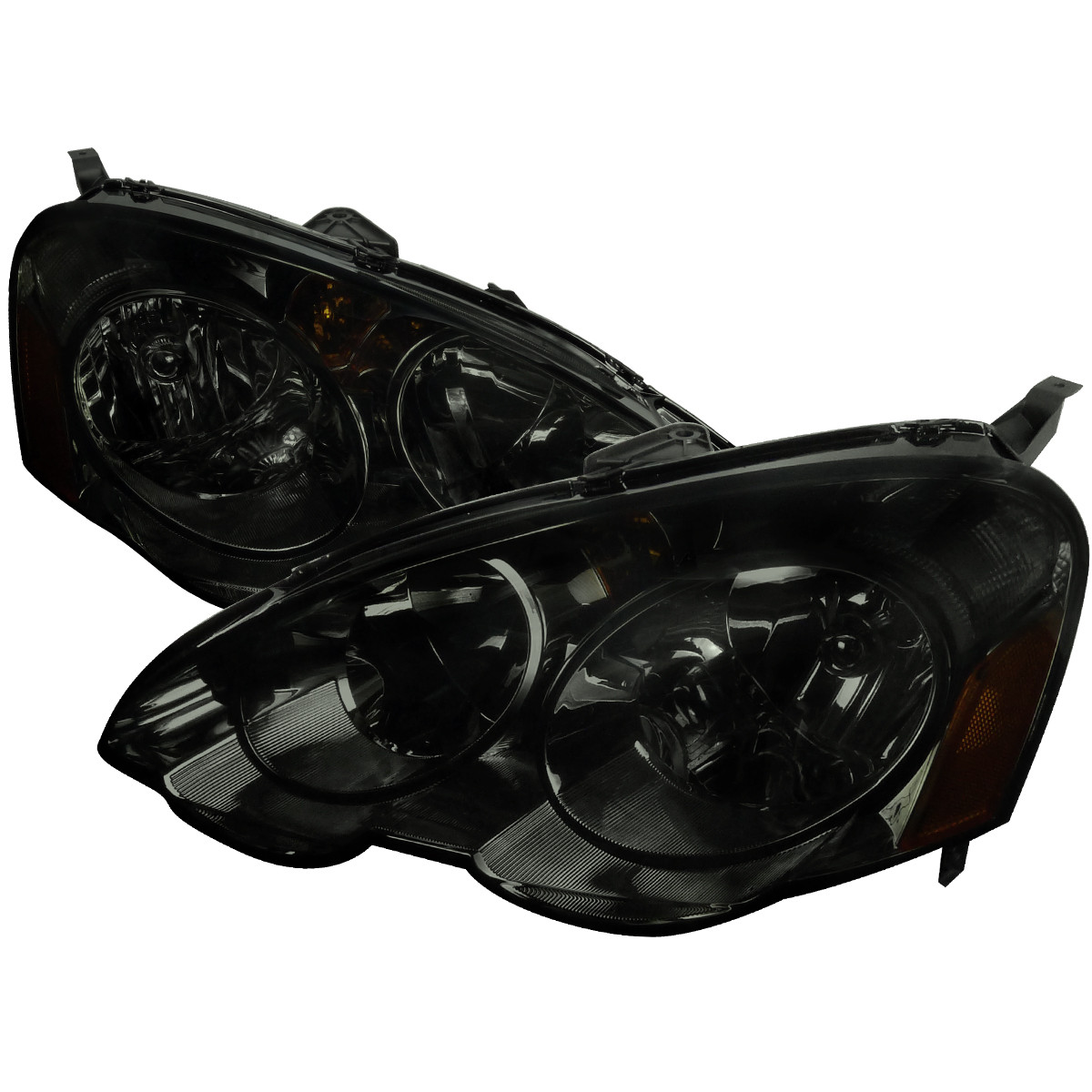 2002-2004 Acura RSX Factory Style Headlights w/ Amber Reflectors