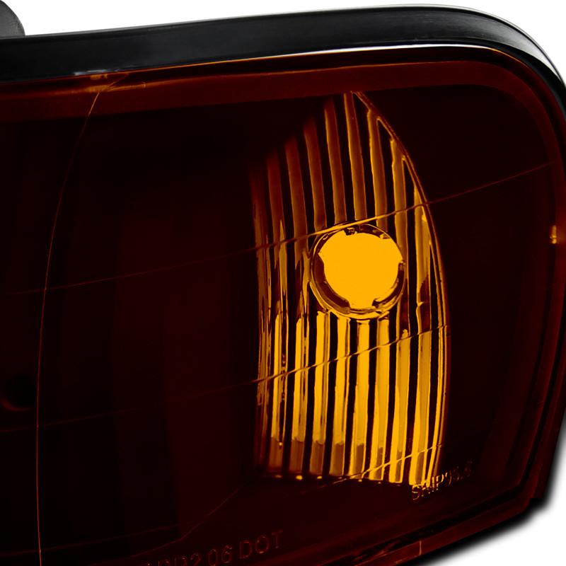 1995-2001 Subaru Impreza Factory Style Crystal Headlights w/ Amber