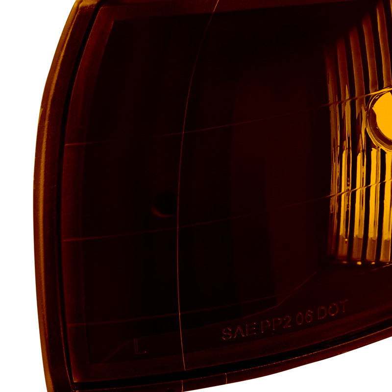 1995-2001 Subaru Impreza Factory Style Crystal Headlights w/ Amber