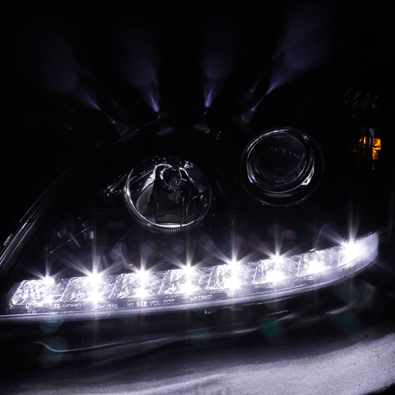 2002-2005 Mercedes Benz W163 ML Class Projector Headlights w/ SMD