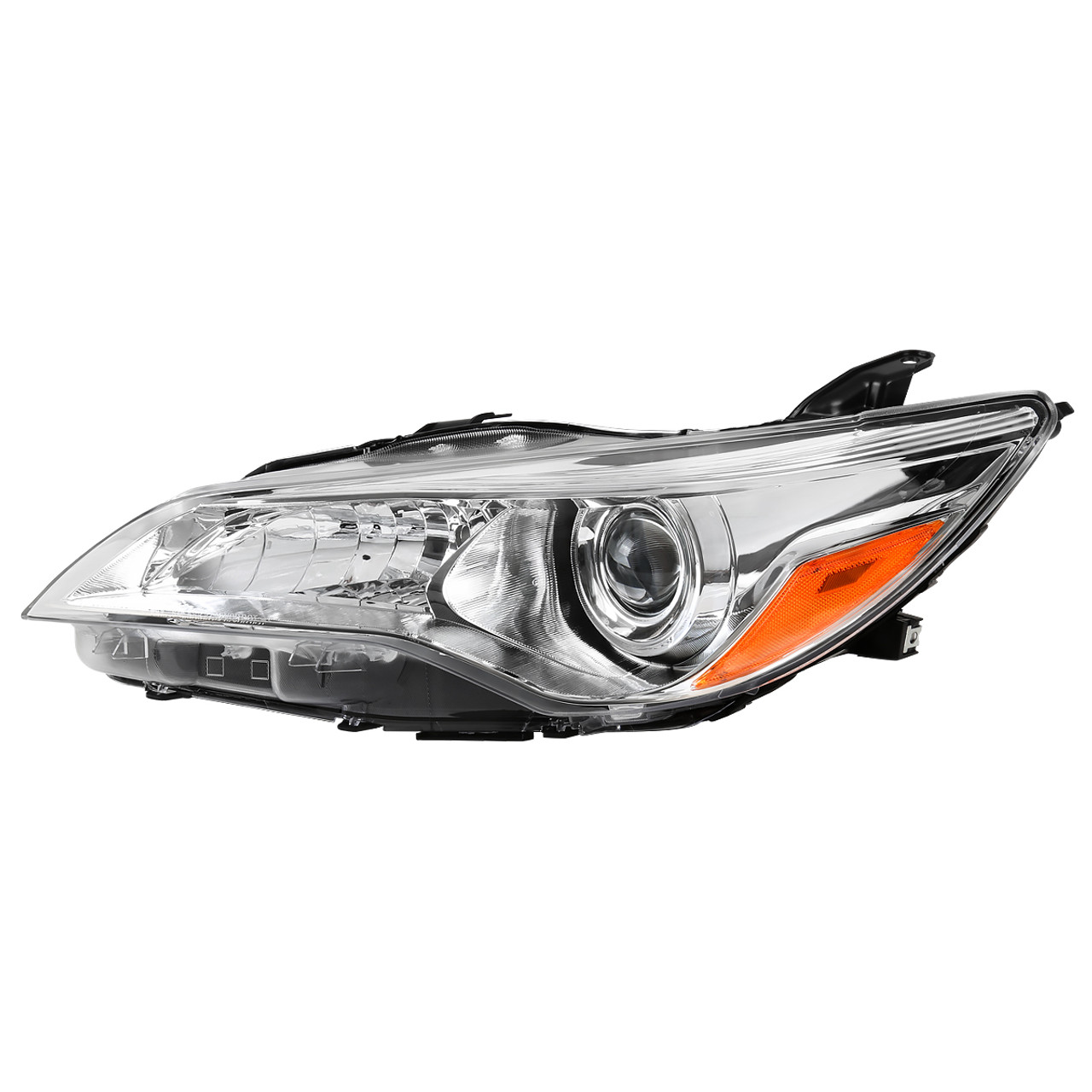 Left Driver Side Halogen Headlight Assembly - Clear, Amber