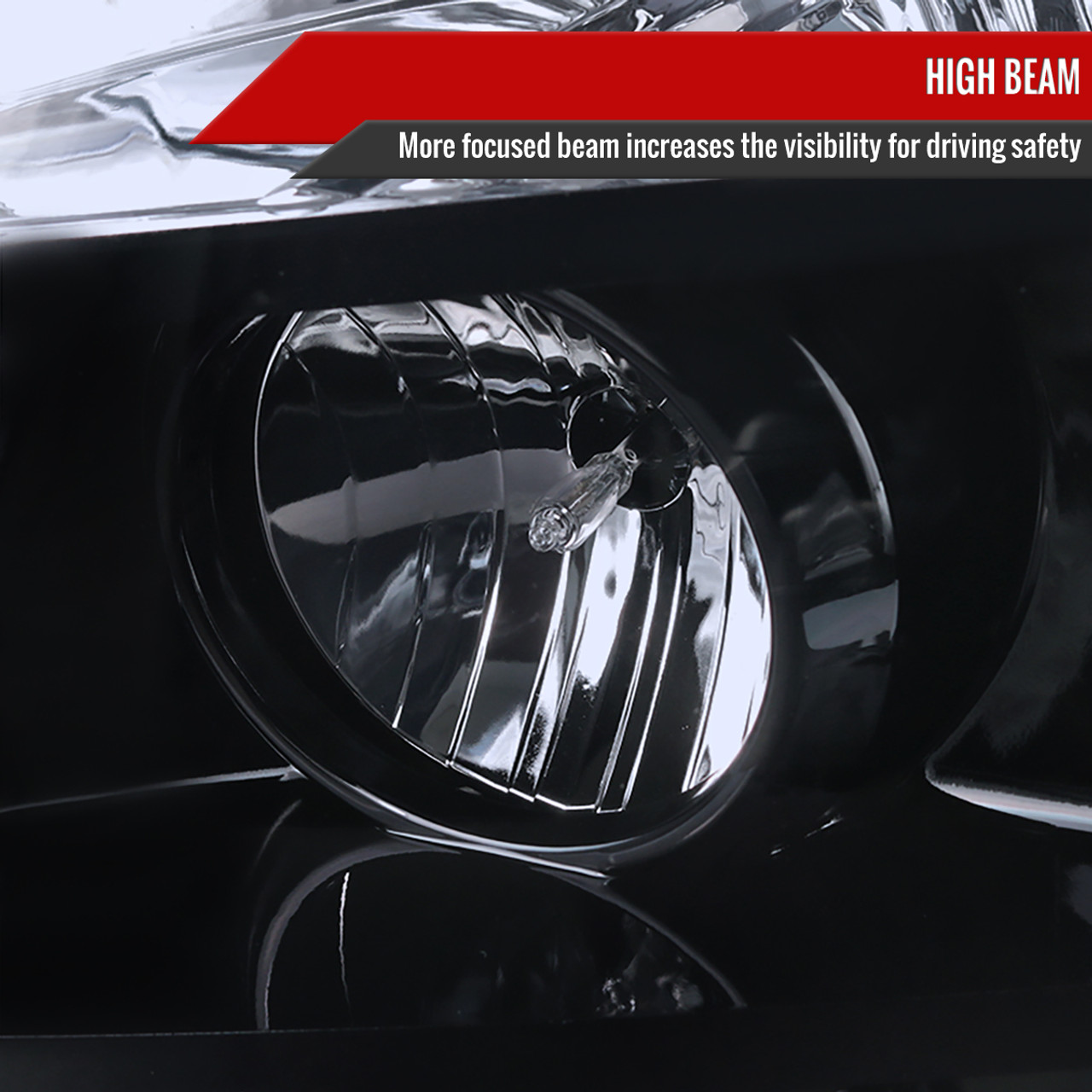 2007-2014 GMC Yukon/Yukon XL Projector Headlights (Glossy Black