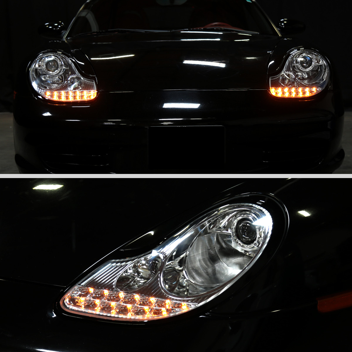 1997-2004 Porsche Boxster 986/911 996 LED Light Strip Projector