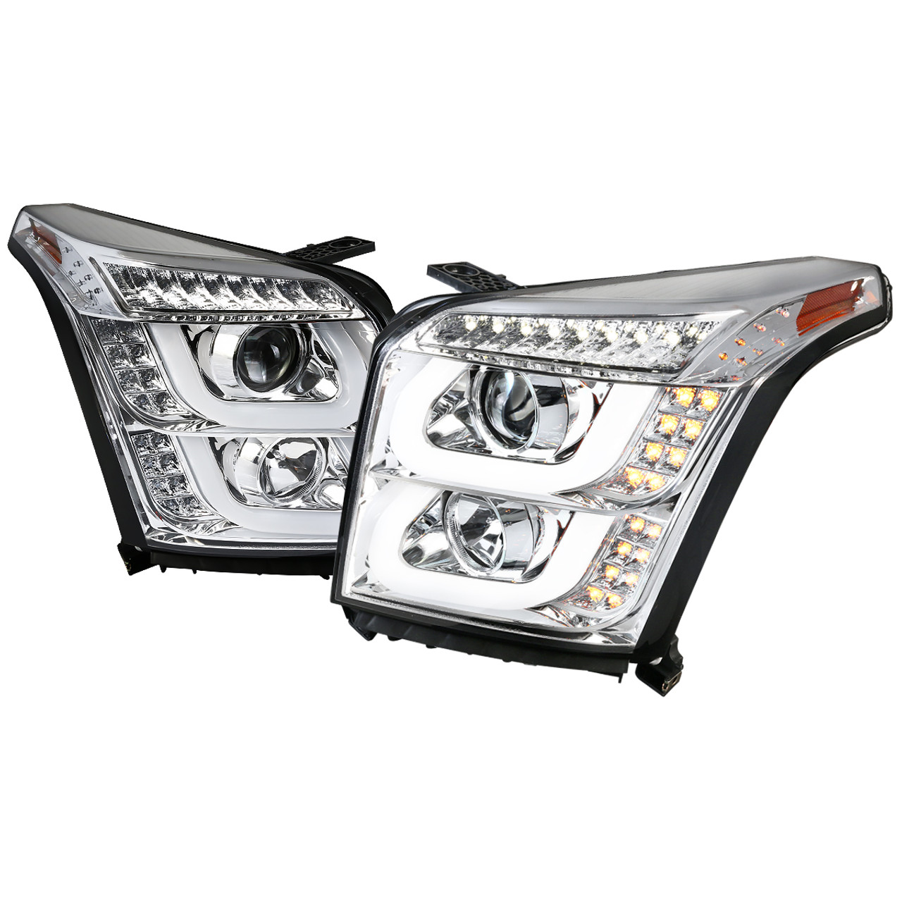 2015-2018 GMC Yukon/Yukon XL LED U-Bar Projector Headlights