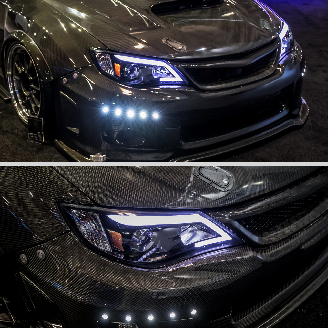 海外ブランド Spec-D Tuning LED 2LHP-WRX08G-TM Outback 光沢ブラック