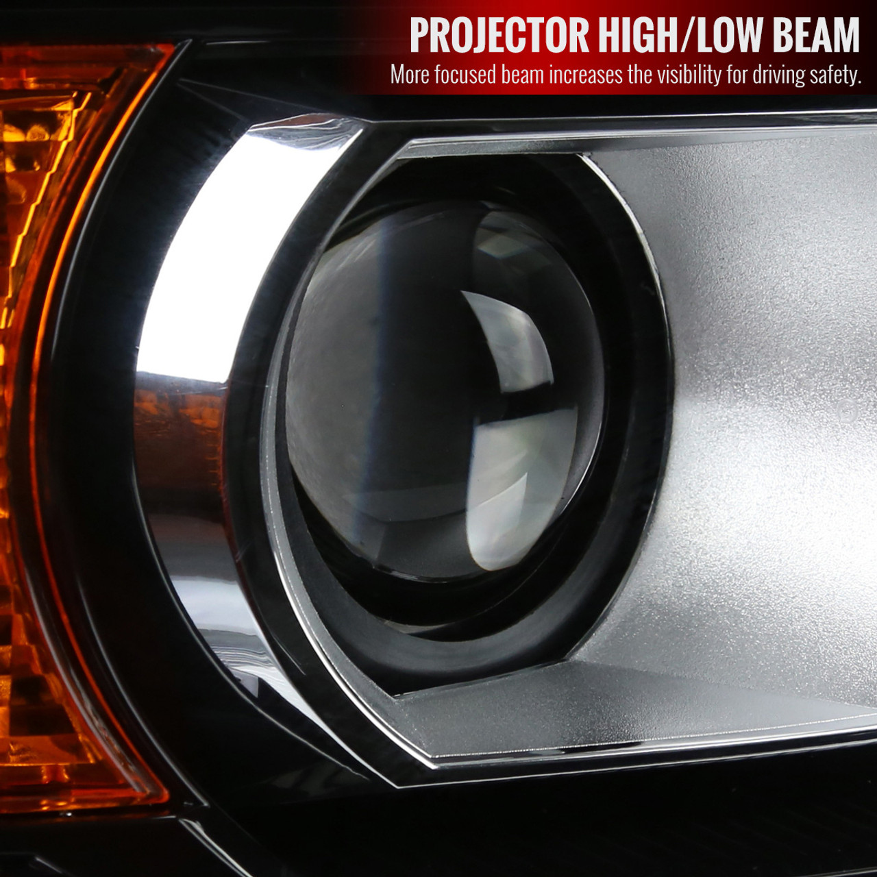 2014-2019 GMC Sierra 1500/2500HD/3500HD Clear Lens Projector